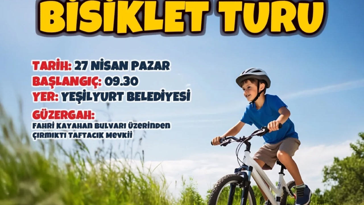 “Yeşilyurt’a Bahar Geldi” Bisiklet Turu 27 Nisan Pazar Günü!