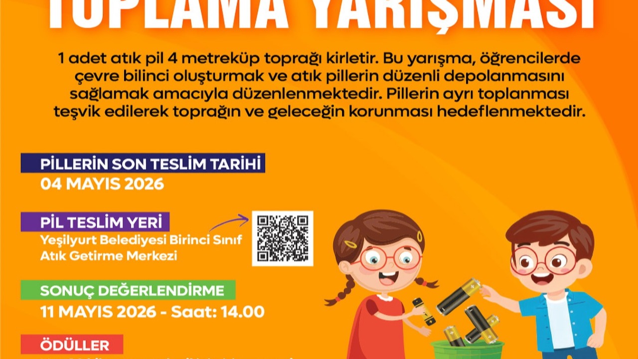 Okullar Arası Atık Pil Toplama Yarışması”