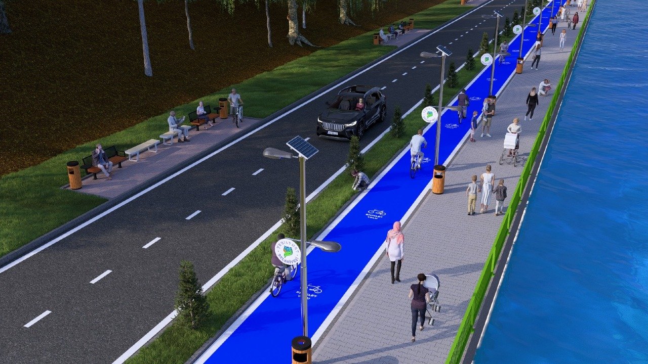 Başkan Geçit, “Beylerderesi Bisiklet ve Yürüyüş Yolu” Projesini İnceledi