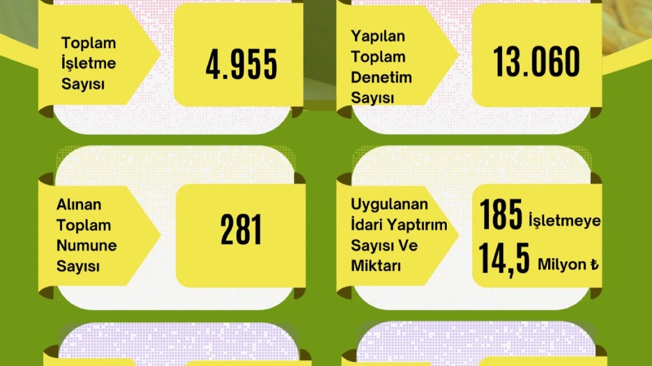 Gıda denetimi tüm hızıyla devam ediyor 