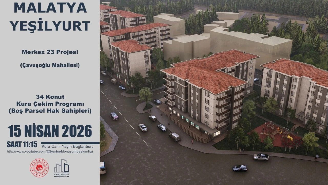 Malatya’da 108 Konut İçin Kura Çekimi Bugün Yapılacak