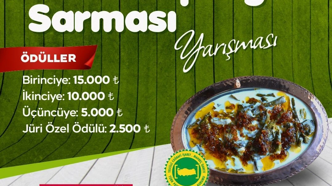 Yeşilyurt’un Ünlü Lezzeti “Kiraz Yaprağı Sarması” İçin 28 Haziran’da Yarışma Düzenlenecek